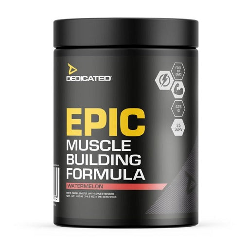Dedicated EPIC Muscle Building Formula 425g - Fitness Shop - PowerPumperz