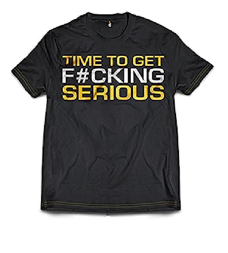 Dedicated T-Shirt "Time to get serious" - Fitness Shop - PowerPumperz
