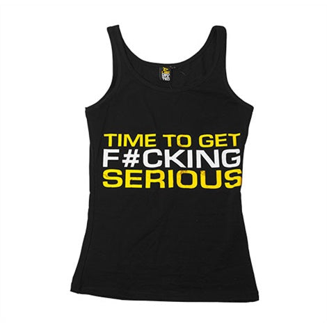 Dedicated Women Tank "Time To Get Serious" - Fitness Shop - PowerPumperz