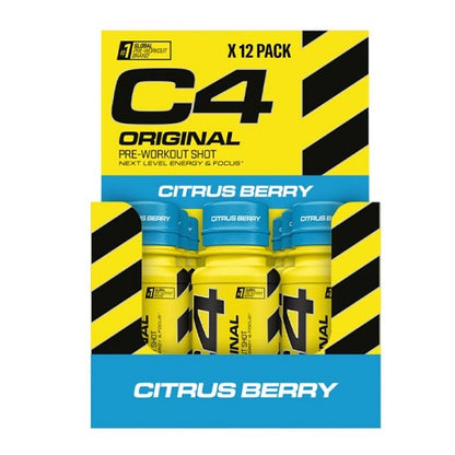 Cellucor C4 Energy Shot 12 x 60ml - Fitness Shop - PowerPumperz