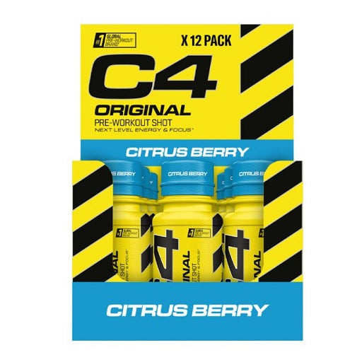 Cellucor C4 Energy Shot 12 x 60ml - Fitness Shop - PowerPumperz