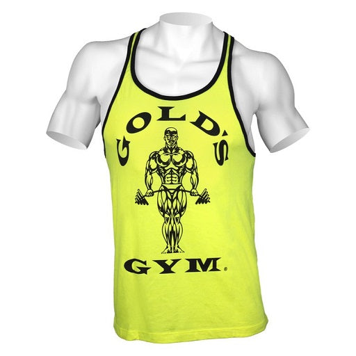 Gold´s Gym Muscle Joe Contrast Stringer Tank - Neon - Fitness Shop - PowerPumperz