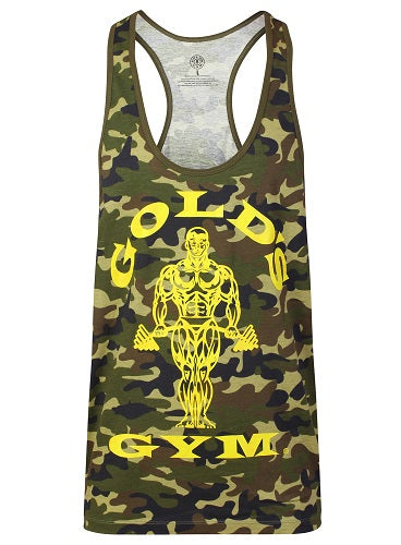 Gold´s Gym GGVST051 Muscle Joe Premium Tank Camo - green - Fitness Shop - PowerPumperz