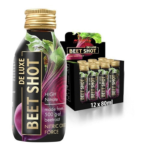 Activlab De Luxe Beetroot Shot 12 x 80ml - Fitness Shop - PowerPumperz