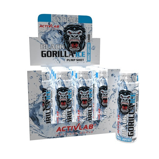 Activlab Black Gorilla Ice Pump Shot Orange Grapefruit 12x80ml - Fitness Shop - PowerPumperz