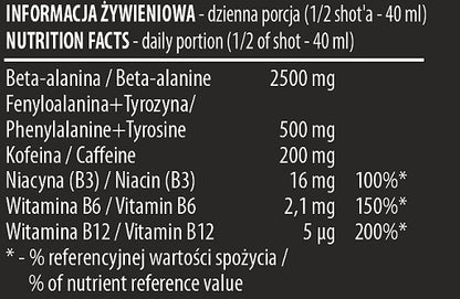 Activlab Black Wolf Shot Preworkout 12 x 80ml - Fitness Shop - PowerPumperz