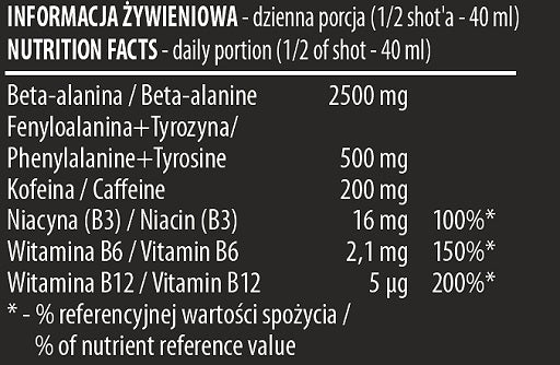 Activlab Black Wolf Shot Preworkout 12 x 80ml - Fitness Shop - PowerPumperz