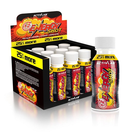 Activlab Energy Shot 12 x 100ml - Fitness Shop - PowerPumperz