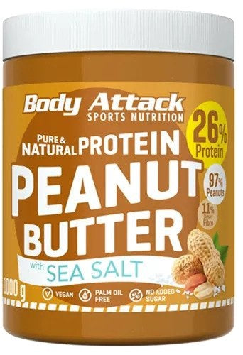Body Attack Peanut Butter 1000g - Fitness Shop - PowerPumperz