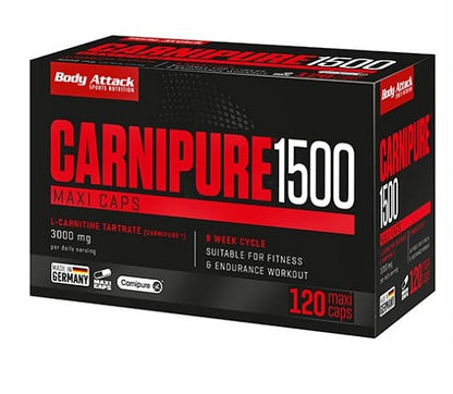 Body Attack Carnipure 1500 120 Kapseln - Fitness Shop - PowerPumperz