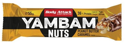 Body Attack YAMBAM NUTS Protein Riegel (15x55g) - Fitness Shop - PowerPumperz