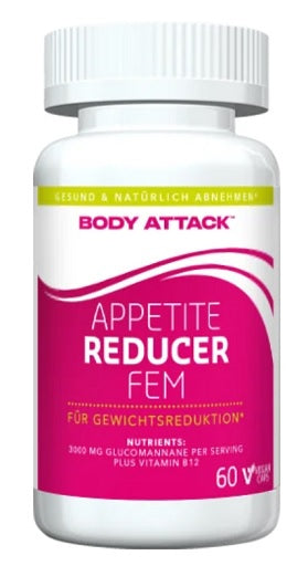 Body Attack Appetite Reducer FEM 60 Kapseln - Fitness Shop - PowerPumperz