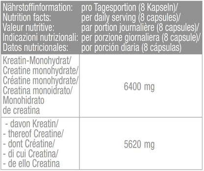 Body Attack 100% pure Creatine 240 Kapseln - Fitness Shop - PowerPumperz