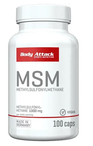 Body Attack MSM 100 Caps - Fitness Shop - PowerPumperz