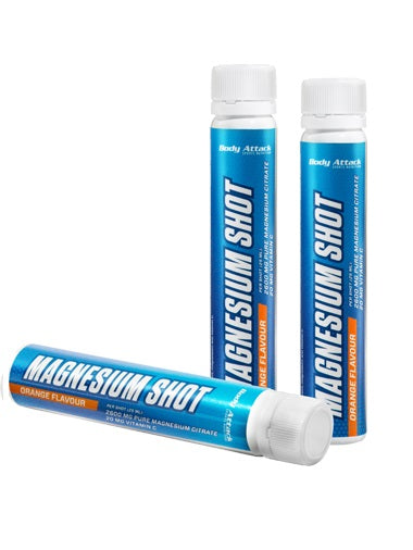 Body Attack Magnesium Shots 20x25ml - Orange - Fitness Shop - PowerPumperz