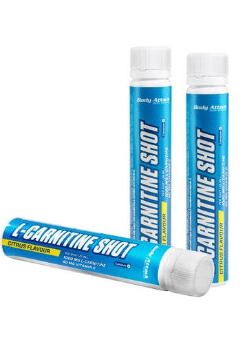 Body Attack L-Carnitine Shots 20x25ml - Citrus - Fitness Shop - PowerPumperz
