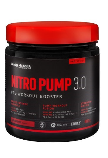 Body Attack Nitro Pump 3.0 - 400g - Fitness Shop - PowerPumperz