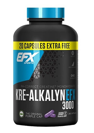EFX Kre-Alkalyn 3000 - 260 Kapsel - Fitness Shop - PowerPumperz