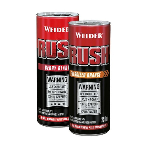 Weider Rush RTD 24x250ml Dose - Fitness Shop - PowerPumperz