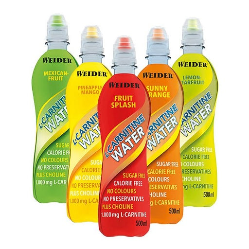 Weider L-Carnitine WATER  6 x 500ml - Fitness Shop - PowerPumperz