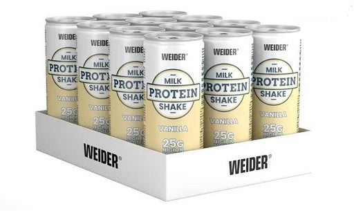Weider Milk Protein Shake 12x250ml - Fitness Shop - PowerPumperz