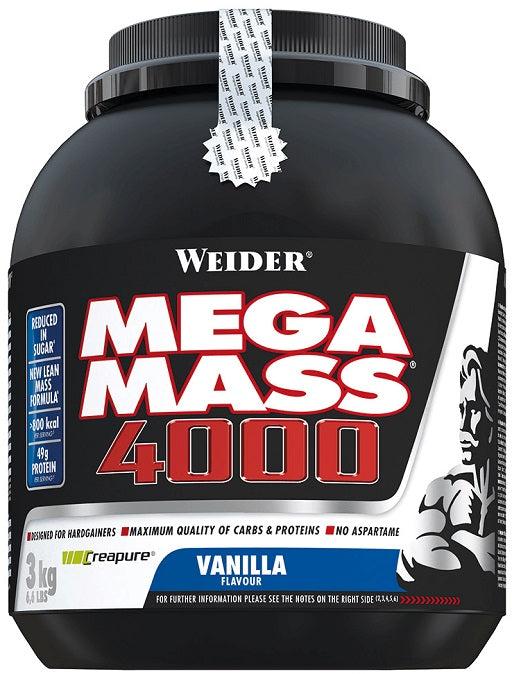 Weider Mega Mass 4000 - 3,0kg - Fitness Shop - PowerPumperz