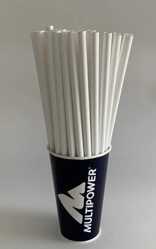 Multipower Trinkhalme Papier 500 Stück/Beutel - Fitness Shop - PowerPumperz