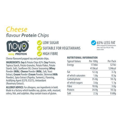 Novo Nutrition Protein Chips 6x30g - Fitness Shop - PowerPumperz