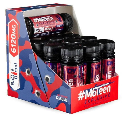 DY Nutrition M6Teen Prewokrout Shots 12x60ml - Fitness Shop - PowerPumperz