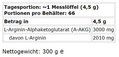 Kevin Levrone Legendary Arginine AKG 300g - Fitness Shop - PowerPumperz