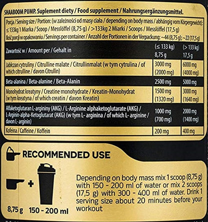 Kevin Levrone Shaaboom Pump 10x17,5g PROBEN - Fitness Shop - PowerPumperz