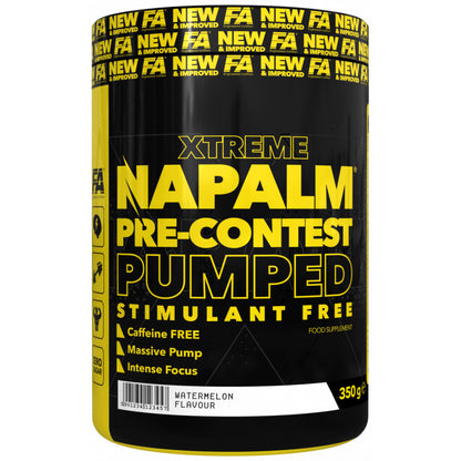 FA Nutrition Napalm PreContest PUMPED STIMFREE - 350g - Fitness Shop - PowerPumperz